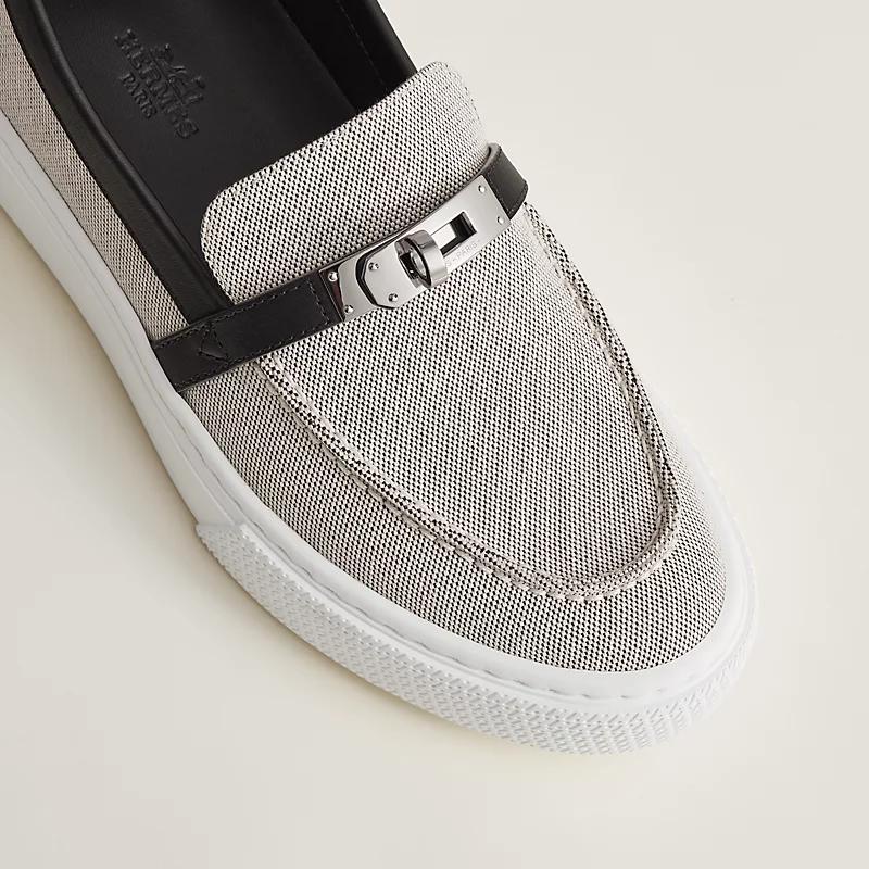 Giày Hermes Game Slip-On Sneaker Nữ Xám Đen